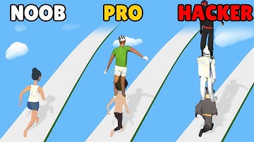 NOOB vs PRO vs HACKER in Tower Run