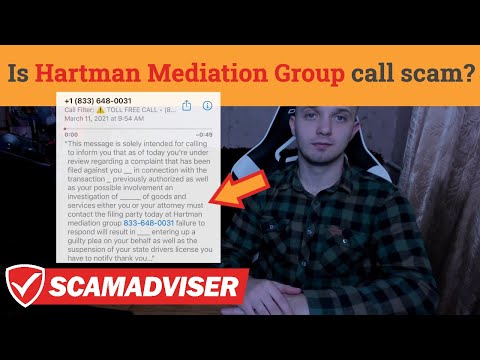 Hartman Mediation Group – scam or legit call from debt collector? Why did you get such a voicemail?