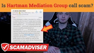 Hartman Mediation Group - scam or legit call from debt collector? Why did you get such a voicemail?