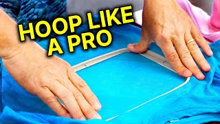 The Secret Trick to Perfect Hooping for Machine Embroidery