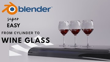 3D Wine Glass Modeling in Blender | Part 1 | Smooth Shape & Base Modeling for Beginners