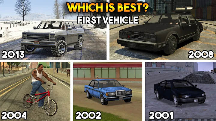 GTA : WHICH IS BEST FIRST VEHICLE EVERY GTA? (GTA 5, 4, SAN, VC, 3)