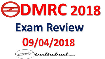 DMRC EXAM REVIEW 2018 ll 09/04/2018 PAPER REVIEW All  Shift