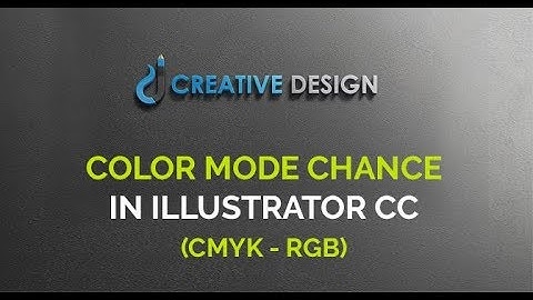 change color mode illustrator cc