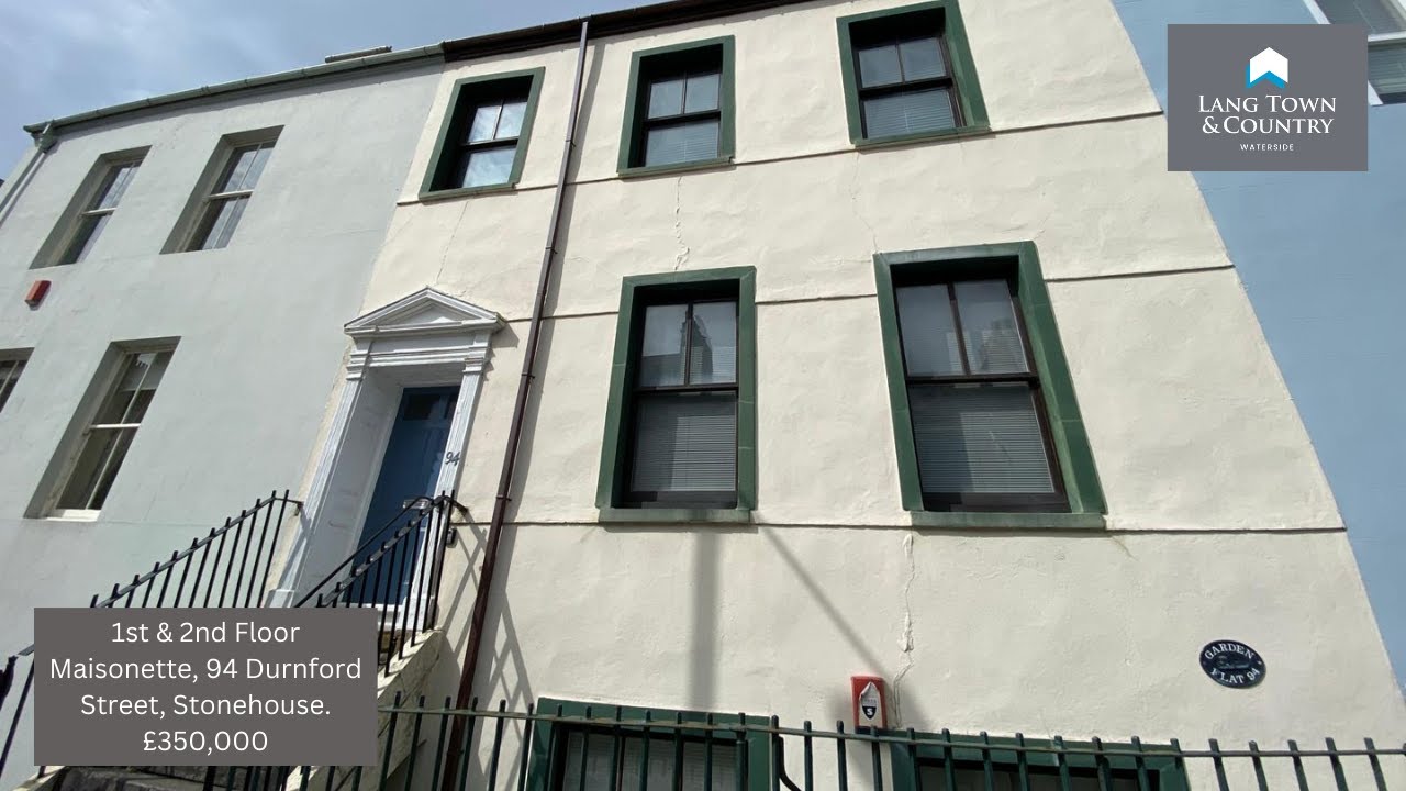 Durnford Street, Stonehouse Property Tour For Sale Sea Views
