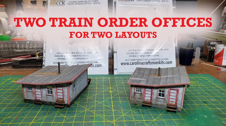 Two WMRy Train Order offices at Laurel Bank