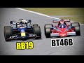 How slow is the most cheating car in F1 history compared to the 2023 Red Bull RB19?