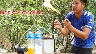 Free electricity | I turn PVC pipe into a water pump at home free no need electricity power short