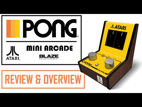 Atari Pong Mini Arcade レトロアーケード　ミニアーケード Atari Pong Mini Arcade (with 12 retro games) : Amazon.com.au