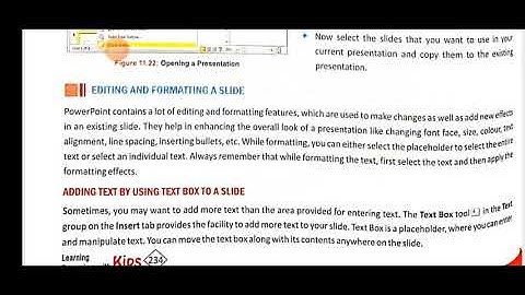 editing and formatting in MS PowerPoint 2010