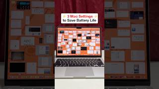 Fix Your MacBook Battery With These 3 Settings #macbooktips #macshortcuts #macbookaccessories