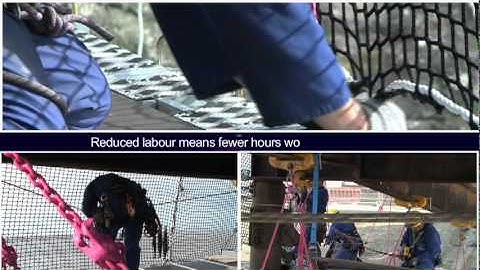 Jetty under deck access - innovative suspended scaffold access solution