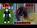 Starting from 1 to max using fruit mammoth in blox fruits