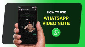 How to send an INSTANT video note circle message on WhatsApp