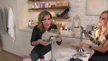 simplehuman 8" LED Sensor Mirror w/ 5x Magnification & Tru-lux Light on QVC