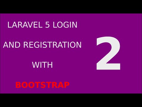 Laravel 5 Login Registration Tutorial System - 2 Seed Master User