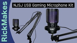NJSJ USB Gaming Microphone Kit