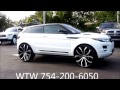 AceWhips.NET- Female's FIRST in the Game 2013 Range Rover Evoque Coupe on 26" LEXANIS