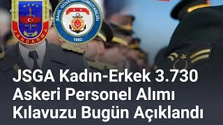 Jandarma Ve Sahi̇l Güvenli̇k Akademi̇si̇ 3.730 Askerî Personel Alimi Başvurusu Nasıl Yapılır?