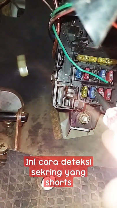 cara deteksi sekring | sekring putus short vlog