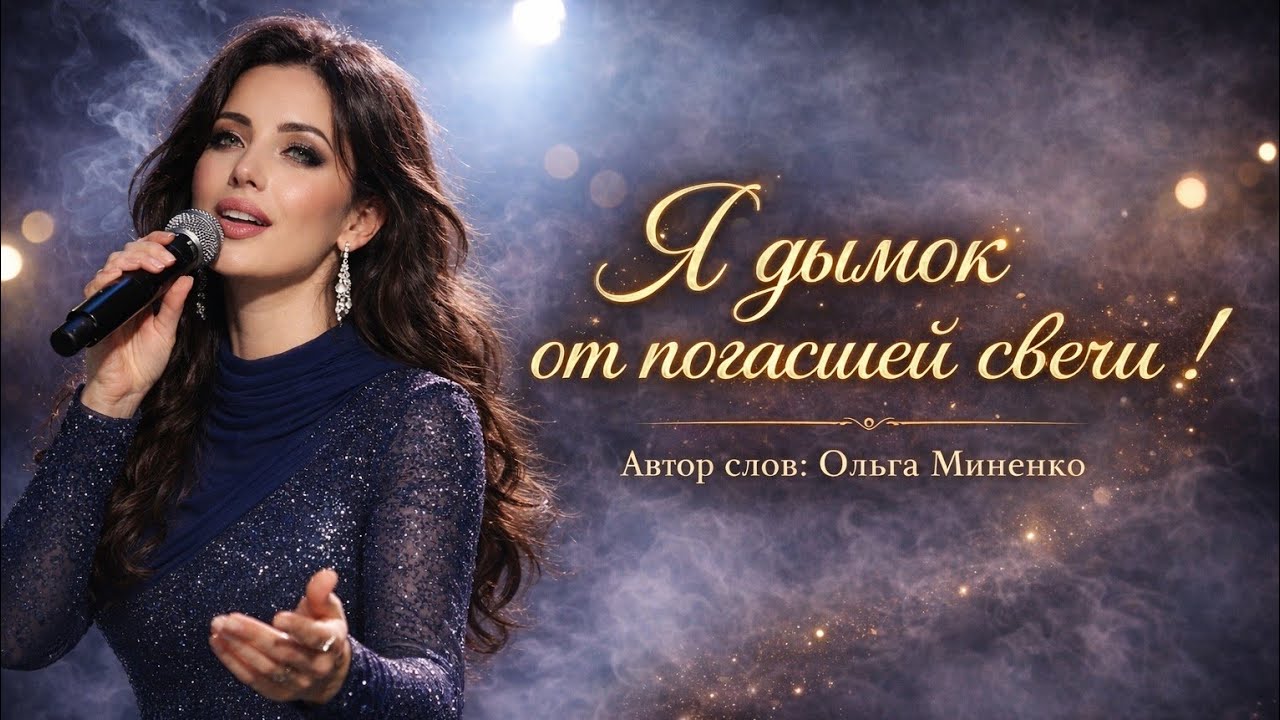 ✨️Я дымок от погасшей свечи!❤️Автор слов: Ольга Миненко⚘️