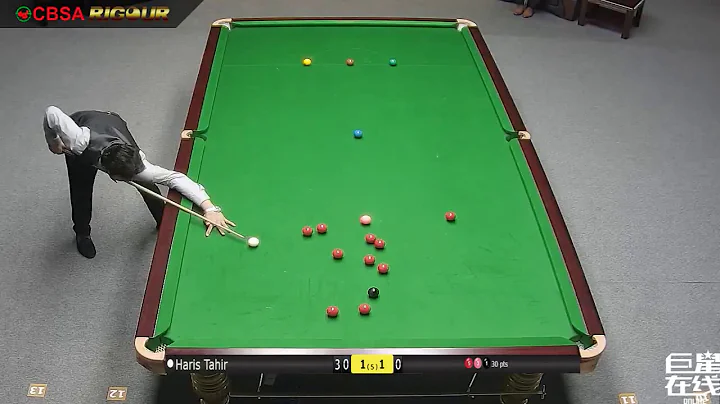 Haris Tahir Break Of 142 Against Sybren Sokolowski...