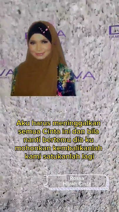 Lirik Lagu Hijrah Cinta Rossa