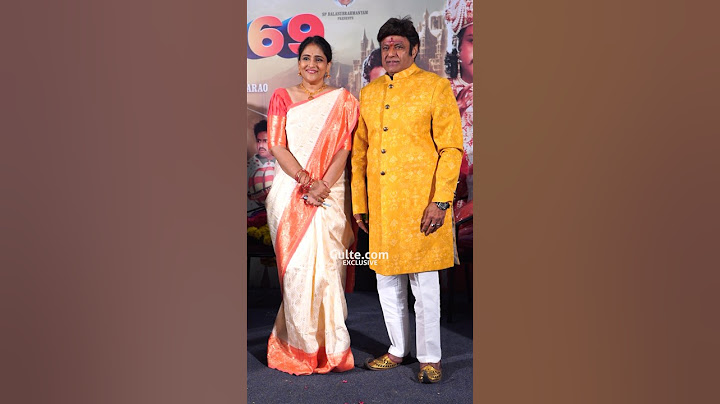 Gayatri Bhargavi with #NandamuriBalakrishna from the Re-release Event of #Aditya369 | Gulte