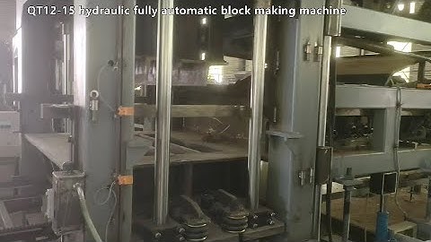 1000x280x170mm  QT12-15 Kerbstone block making machine