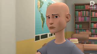 Classic Caillou goes to summer school