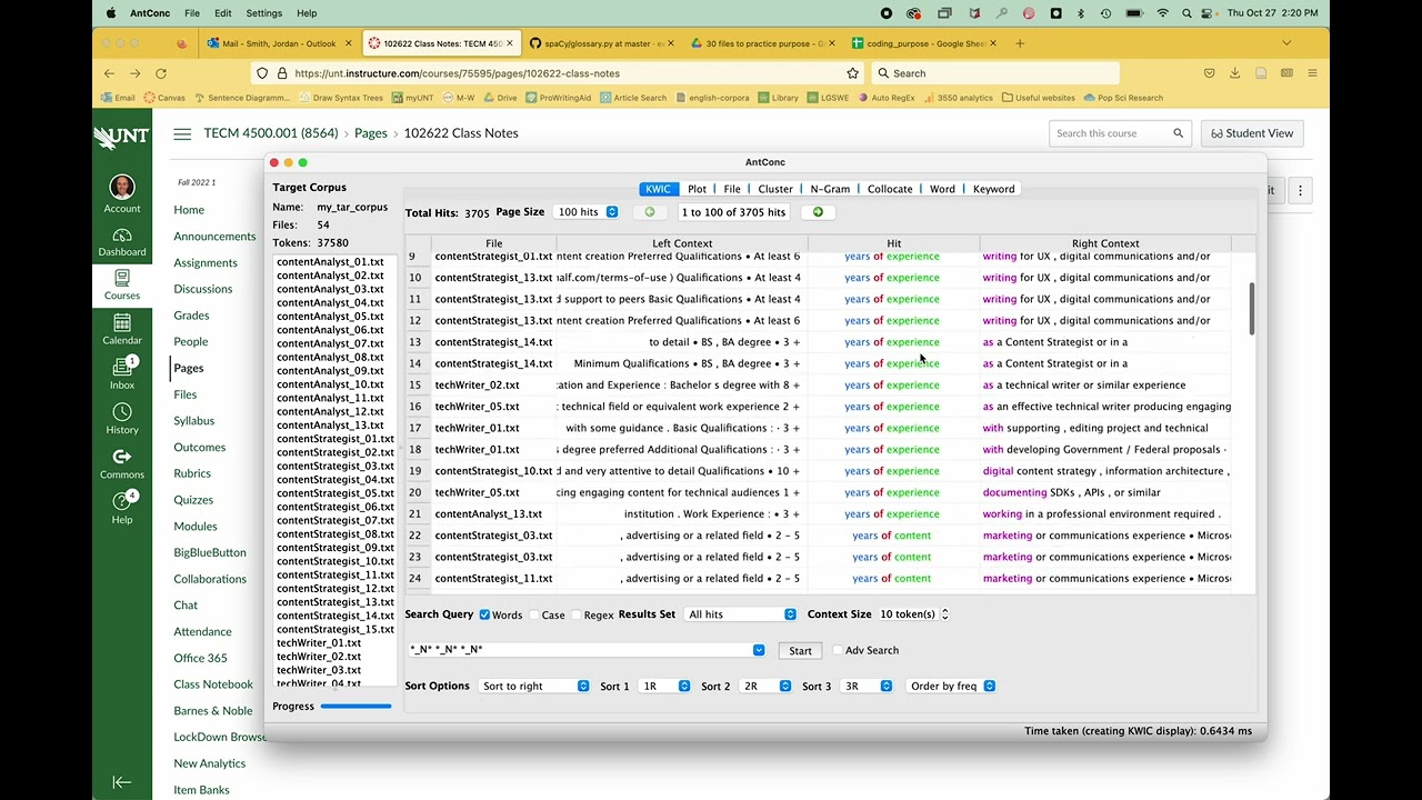 Searching by POS tag in AntConc 4