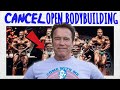 Arnold Just Played a Reverse UNO Card -  Cancel OPEN Bodybuilding for Classic