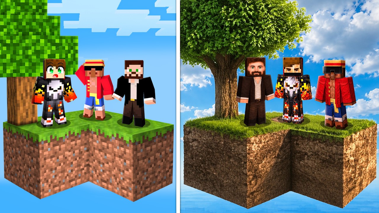 More Blocks = More Realistic In Skyblock Minecraft!!