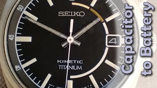 Seiko Kinetic Capacitor/Battery Swap