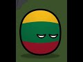 Литовские санкции Countryballs #shorts