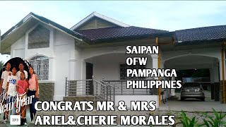 OFW SIMPLE HOUSE,CONGRATS Mr&Mrs Ariel/Cherie Morales,BUILDING A HOUSE 2M SAIPAN OFW