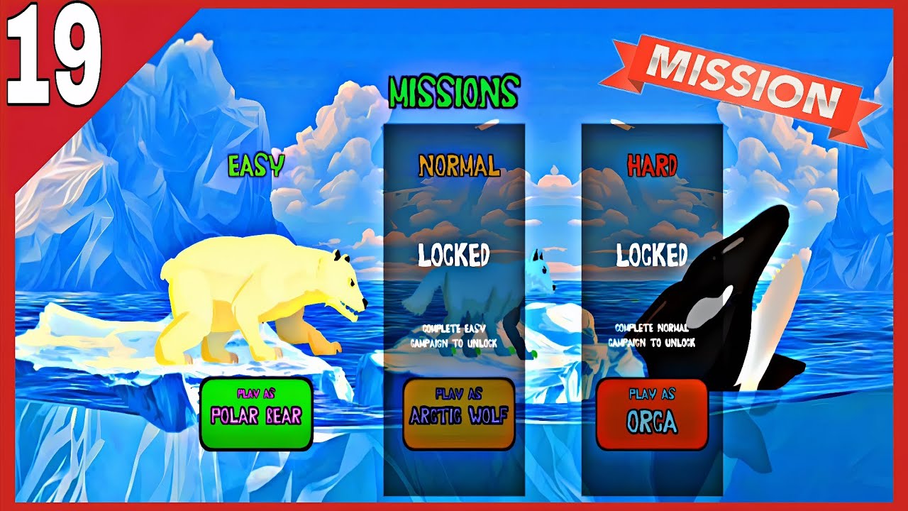 Polar Bear vs Arctic Animals – Campaign 1 Full Missions 🐻‍❄️🔥