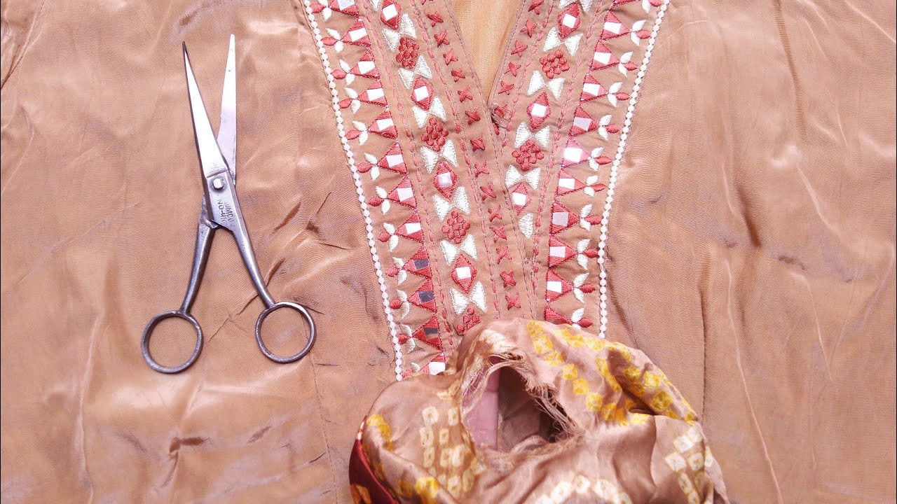 How To Sew Hole In Bandhani Gown Repair Holes In Dress At Home YouTube how-to-sew-hole-in-bandhani-gown-repair-holes-in-dress-at-home-youtube