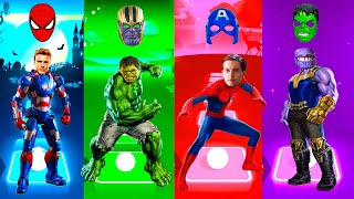 Telis Hop EDM & Phonk Rush - Captain America vs Hulk vs Spider-Man vs Thanos