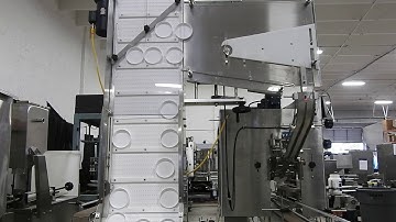 Inline Spindle Capper with Waterfall Cap Feeder