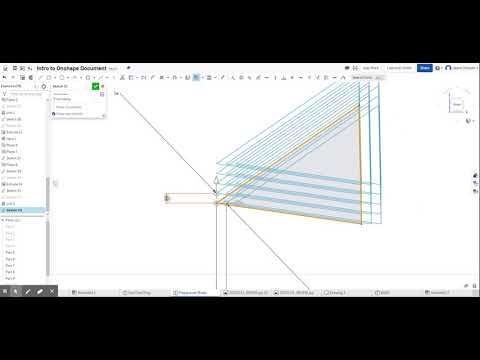 Onshape Linear Pattern Tool (2D - Sketch Mode)