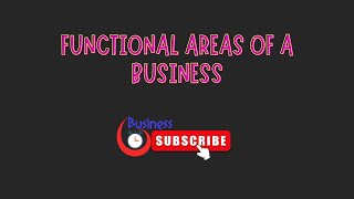 CXC-CSEC Principles of Business - Functional Areas of a Business (summary video)
