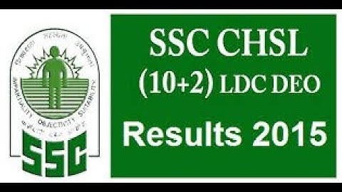 SSC CHSL 2015- FINAL RESULT DECLARED| FINAL CUTT OFFS