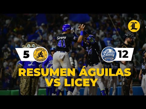 RESUMEN TIGRES DEL LICEY VS ÁGUILAS CIBAEÑAS 09 | ENE| ROUND ROBIN