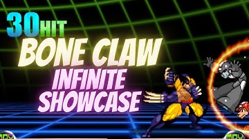 MvC2 - Bone Claw Wolverine Infinite Showcase