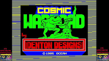 ZX SPECTRUM Loading Cosmic Wartoad Ocean Software Ltd. 1985