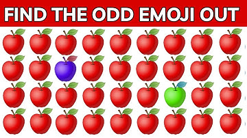 Find the odd emoji one out | emoji challenge | brain teaser | 98%fail