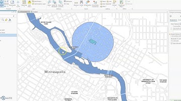 Tutorial - How to Create Buffer / Use Select by Location Tool ArcGIS