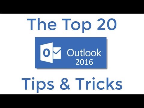 Top 20 Outlook 2016 Tips and Tricks