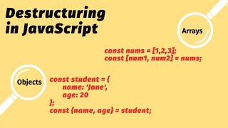 Array & Object Destructuring in JavaScript